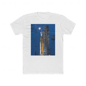 Moon Over Artemis - Men's Cotton Crew Tee